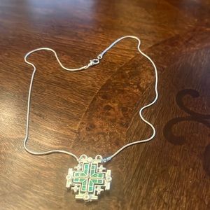 New Beautiful Crosses made in͏ Jerusalem silver in color!